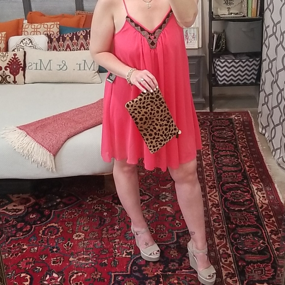 Express BNWT Spaghetti Strap Babydoll Swing Dress - Picture 3 of 8